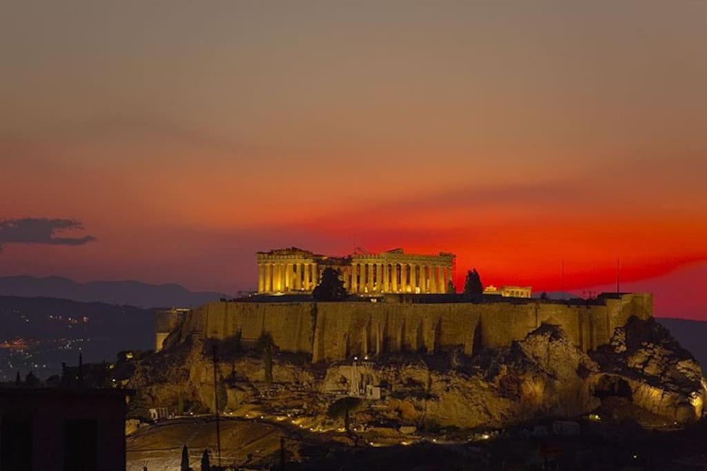 Ferienwohnung Touristic Center&Acropolis View Athen Exterior foto